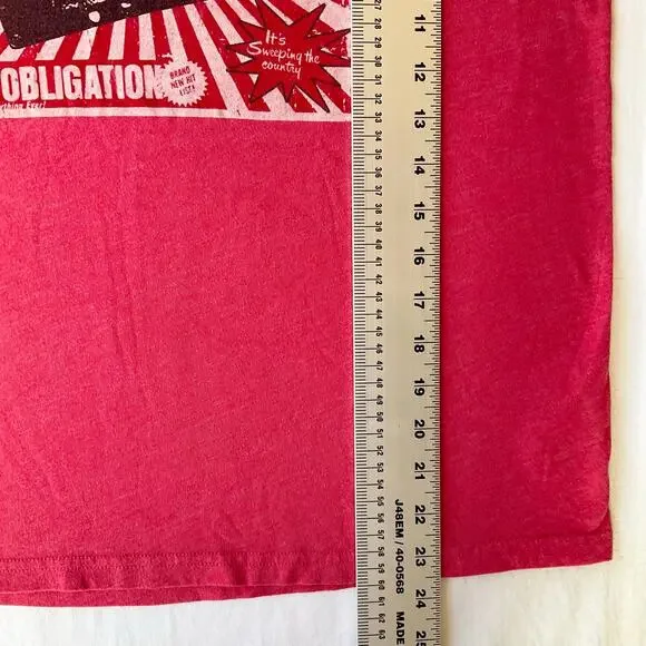 Wrangler Big Kid’s Short Sleeve T-shirt Size M, Red, Music Mania Greatest Hits - Picture 3 of 8